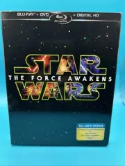 New In Sealed Case STAR WARS: The Force Awakens Blu-Ray + DVD PG13 movie