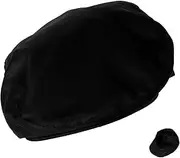 [FOMIYES] Catering Chef Hat Skin Friendly Cooking Cap for Kitchen Restaurant for Chefs Cooks Waiters Black