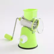 MANUAL TABLETOP DRUM 3 IN 1 ROTARY SHREDDER SLICER GRINDER FOR VEGETABLES