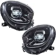 Car Led Headlights Compatible for Mini Cooper Countryman R60 2010-2016 Upgrade Led Front Lights Assembly