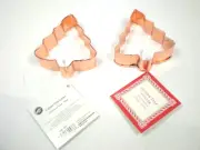 Wilton Copper Tree Cookie Cutter NWT Holiday -3" Heavy Gauge Metal Copper Plated