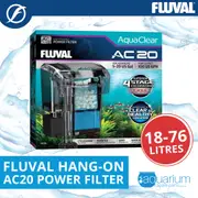 Fluval AquaClear 20 Clip-On Power Filter 18-76L (19595)