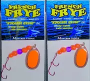 Kokanee Spinners (2): uv “PURPLE CARROT”