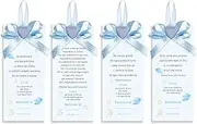 Mareli A10C-SL Set of 4 Bookmarks, Favours, Place Cards, Celestial Christening