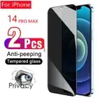 For Apple iPhone 14 Pro Max Anti-Spy Privacy Glass Screen Protector Film