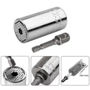 ACENIX® 2 Pcs Universal Gator Grip Socket Adapter Power Drill Adapter Hand Tool