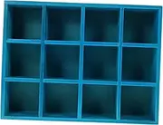 SEWACC Wall Doll Display Rack Compartment Wooden Shelf for Collectibles Coastal Style Wall Hanging Organizer for Home Decor and Item Storage