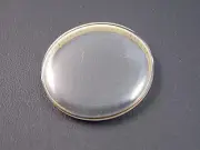 19.30mm Yellow Minute Track Mido Waterproof Vintage Watch Crystal Premafit NOS