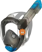 [SHIEAGLELD] Snorkel Mask for Adults & Children - CO₂ Safe Diving Mask with Ultra Clear Polycarbonate Lenses, 101% Silicone for Diving, Snorkelling & Swimming (S/M)