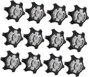 VANZACK 12pcs Golf Shoe Spikes Replacement Nails for Men High Durability Running Spikes Secure Locking for Grass Lawn Sports
