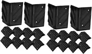 OFFIGAM 20pcs Plastic Speaker Corner Guards Stair Edge Protectors for Sound Accessories
