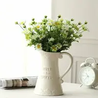 在飛比找樂天市場購物網優惠-花瓶 插花花瓶歐式白色陶瓷花瓶擺件花器個性家居創意裝飾客廳現