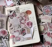 100+ vintage junk journal ephemera bundle