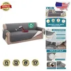 Machine Washable Non-Slip Sofa Cover - 100% Waterproof Protector for Pets (Gray)