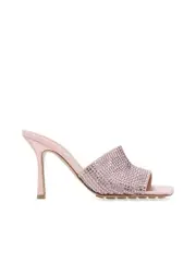 Bottega Veneta Satin Stretch Mules