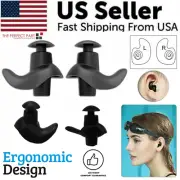 Reusable Soft Silicone Ear Plugs for Swimming & Sleeping - 5/10 Pairs