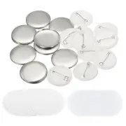 1.25" Blank Button Making ,50Pcs Round Badge Parts for Button Maker Machine