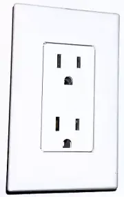 DG15TVP Valterra Self-Contained RV Receptacle - white