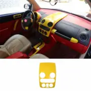 Yellow Console AC Switch Control Panel Trim 1PCS For Volkswagen Beetle 2001-2005 (for: Volkswagen)
