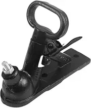 Leona Co 2 Hole Trailer Hitch Coupler Quick Release 50MM 2000kg for Towing RV, Boat, Camper Hardened Steel with Safety Lock & Keys