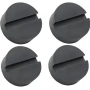 4x Classic Trolley Jack Saddle Pad Jacking 10mm Slot Rubber Small Pad 60*19mm
