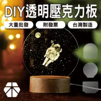 在飛比找蝦皮購物優惠-DIY透明壓克力燈片【木百貨】小夜燈DIY｜夜燈｜小夜燈燈座