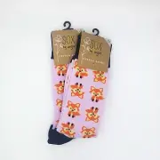 Fox Socks,2 PAIR PACK,Novelty socks,Funky socks,Fancy socks