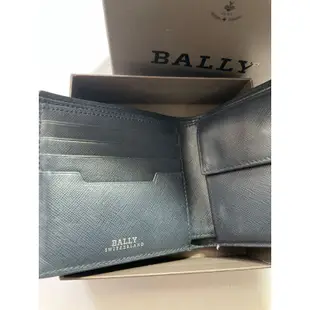 Bally 巴利 藍色皮夾 （正品現貨）皮夾 皮件 男士 短夾 名牌 國際 二手 便宜 好用 時尚 真皮 精品