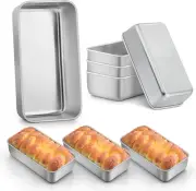 Dishwasher Safe 8-Piece Loaf Pan Set - Nonstick Baking for Effortless Cleanup
