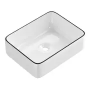 Cefito Bathroom Basin Ceramic Vanity Sink Hand Wash Bowl Above Counter 48x37cm