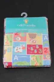 Tiddliwinks ABC 123 Fitted Crib Sheet