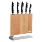 100% Genuine! SCANPAN Kattegat 6 Piece S/S Knife Block Set Oak! RRP $619.00!