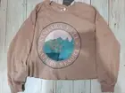Grayson Threads Light Brown Niagara Falls Cropped Sweatshirt Size XL Brand New
