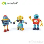 美國 TENDER LEAF TOYS 機器人小隊 /學齡前玩具.木頭玩具.安全.模擬玩具