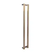 120cm SATIN GOLD Push Pull Offset Handle - Milton Series