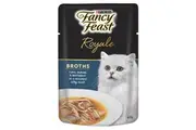 Fancy Feast Adult Royale Broths Wet Cat Food Tuna Surimi & Whitebait 48 x 40g