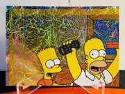 2003 Panini The Simpsons Springfield Collection IV Album Stickers Bart Homer #1