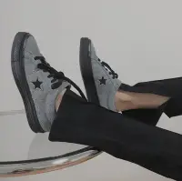 在飛比找Yahoo!奇摩拍賣優惠-Converse One Star 泥灰黑 麂皮 一星 百搭