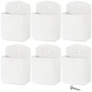 Remote Control Holder Wall Mount 6pcs,TV Remote Holder with Screws,Self