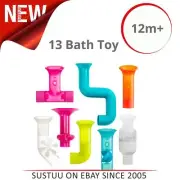 Boon BUNDLE Building Bath Toy Set│Creative Fun Playing│Bath Time Water fun