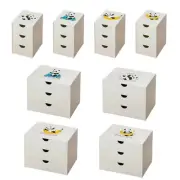 Panda Drawers Box Desktop Storage Box Desk Storage Organisers for Stationery