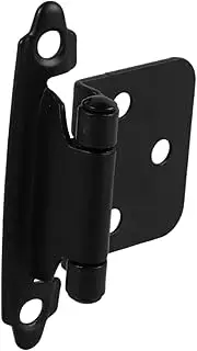 SEWOART Spring Hinge Interior Door Hinges Adjustable Camper Gate Hinges Machine Hinges Concealed Hinges Small Extra Detachable Hinge Duty Kit Camper Hinge for Cabinet Steel Plate Black