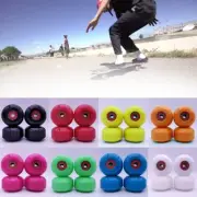 Ride in Style 4 pcs 52x32mm Soft Longboard Skateboard Wheels + ABEC9 Bearing