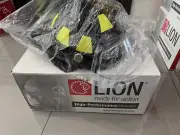 Lion Apparel BLACK American Legend NFPA Fire Helmet 4” Faceshield NEW IN BOX