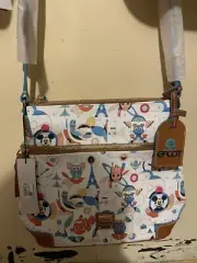 NWT 2023 Disney Parks Dooney & Bourke Epcot Reimagined Figment Crossbody Purse