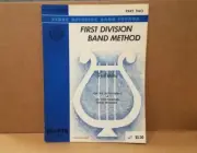 First Division Band Method Book Part 2 - Bass Clarinet New old Stock