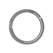 TC4 Titanium Alloy Concise Round EDC Keyring Keychain Carabiner Hook Accessories