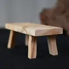 Wooden Stool Tiny Stools Miniature Display Cliff Cypress Ornaments Toddler Foot