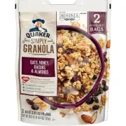 Quaker Simply Granola Cereal, 34.5 Ounce (Pack of 2)