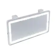 Rechargeable Makeup Mirror Auto Rearview Adjustable Led Car Visor with Touch
